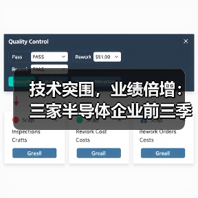 技术突围，业绩倍增：三家半导体企业前三季度的增长样本