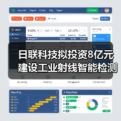 日联科技拟投资8亿元建设工业射线智能检测设备项目