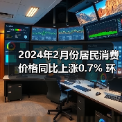 2024年2月份居民消费价格同比上涨0.7% 环比上涨1.0%(图3) 2024年2月份居民消费价格同比上涨0.7% 环比上涨1.0%(图3)