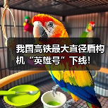 我国高铁最大直径盾构机“英雄号”下线!(图3) 我国高铁最大直径盾构机“英雄号”下线!(图3)