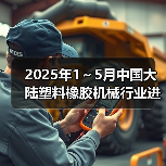 2025年1～5月中国大陆塑料橡胶机械行业进出口情况简报（图1）