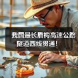 我国最长盾构高速公路隧道西线贯通！（图3）