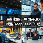最新数据：中国开源大模型DeepSeek-R1超越150万模型（图4）