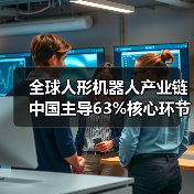 全球人形机器人产业链中国主导63%核心环节(图1) 全球人形机器人产业链中国主导63%核心环节(图1)