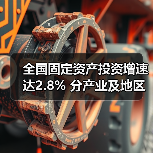 全国固定资产投资增速达2.8% 分产业及地区差异(图1) 全国固定资产投资增速达2.8% 分产业及地区差异(图1)