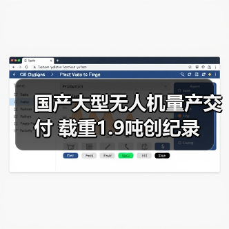 国产大型无人机量产交付 载重1.9吨创纪录（图2）
