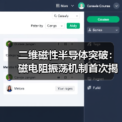 二维磁性半导体突破:磁电阻振荡机制首次揭示(图3) 二维磁性半导体突破:磁电阻振荡机制首次揭示(图3)