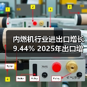 内燃机行业进出口增长9.44% 2025年出口增幅显著(图3) 内燃机行业进出口增长9.44% 2025年出口增幅显著(图3)