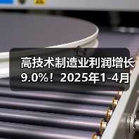 高技术制造业利润增长9.0%!2025年1-4月中国经济韧性凸显(图4) 高技术制造业利润增长9.0%!2025年1-4月中国经济韧性凸显(图4)