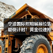 宁波国际照明展展位售罄倒计时！黄金位速抢攻略（图1）