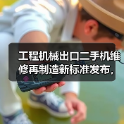 工程机械出口二手机维修再制造新标准发布,如何规范行业?(图1) 工程机械出口二手机维修再制造新标准发布,如何规范行业?(图1)
