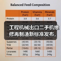 工程机械出口二手机维修再制造新标准发布,如何规范行业?(图3) 工程机械出口二手机维修再制造新标准发布,如何规范行业?(图3)