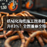 机械化海缆施工效率提升83%!全国首条全程机械化海缆敷设完成(图3) 机械化海缆施工效率提升83%!全国首条全程机械化海缆敷设完成(图3)