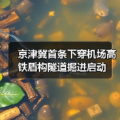 京津冀首条下穿机场高铁盾构隧道掘进启动(图4) 京津冀首条下穿机场高铁盾构隧道掘进启动(图4)