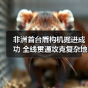 非洲首台盾构机掘进成功 全线贯通攻克复杂地质(图1) 非洲首台盾构机掘进成功 全线贯通攻克复杂地质(图1)