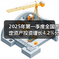 2025年第一季度全国固定资产投资增长4.2%分产业解析（图2）