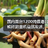 国内首台1200吨级港口桅杆起重机启航发运，赋能海上风电建设（图1）
