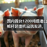 国内首台1200吨级港口桅杆起重机启航发运，赋能海上风电建设（图3）