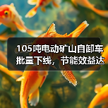 105吨电动矿山自卸车批量下线，节能效益达新高（图1）