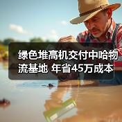 绿色堆高机交付中哈物流基地 年省45万成本（图1）