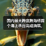 国内最大跨度跨海桥首个海上承台完成浇筑，为通车奠定基础（图2）