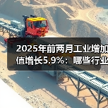 2025年前两月工业增加值增长5.9%：哪些行业领跑？（图1）
