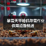 暴雪天平地机除雪作业保障道路畅通（图2）