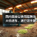 国内首座公铁同层跨海大桥通车,通行效率提升(图2) 国内首座公铁同层跨海大桥通车,通行效率提升(图2)