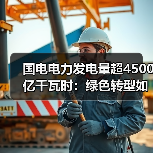 国电电力发电量超4500亿千瓦时:绿色转型如何实现?(图1) 国电电力发电量超4500亿千瓦时:绿色转型如何实现?(图1)