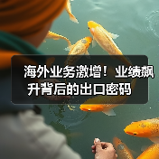 海外业务激增!业绩飙升背后的出口密码(图1) 海外业务激增!业绩飙升背后的出口密码(图1)