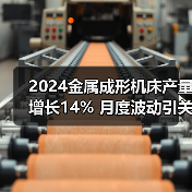 2024金属成形机床产量增长14% 月度波动引关注(图1) 2024金属成形机床产量增长14% 月度波动引关注(图1)