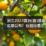 浙江2023首台(套)装备名单公布！仪器仪表企业享高额奖励（图4）
