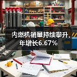内燃机销量持续攀升，年增长6.67%（图2）