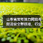 山东省发布算力网络与隧道安全新标准，行业如何应对？（图1）
