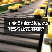 工业增加值增长6.2%!哪些行业表现亮眼?(图2) 工业增加值增长6.2%!哪些行业表现亮眼?(图2)