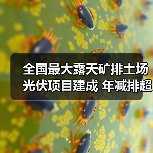 全国最大露天矿排土场光伏项目建成 年减排超37万吨（图2）