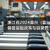 浙江省2024首台（套）装备奖励政策与目录管理详解（图1）