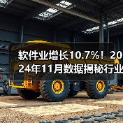 软件业增长10.7%!2024年11月数据揭秘行业趋势(图1) 软件业增长10.7%!2024年11月数据揭秘行业趋势(图1)