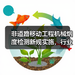 非道路移动工程机械烟度检测新规实施，行业标准全面升级