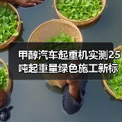 甲醇汽车起重机实测25吨起重量绿色施工新标杆（图4）