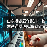 山东港铁五年跃升：智慧通道联通陆海 疏运能力倍增！