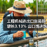工程机械进出口贸易额增长3.13% 出口增速跑赢进口