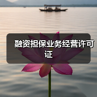 融资担保业务经营许可证(图2) 融资担保业务经营许可证(图2)