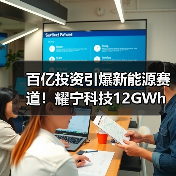 百亿投资引爆新能源赛道！耀宁科技12GWh项目启动（图4）