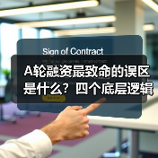 A轮融资最致命的误区是什么?四个底层逻辑帮你避开80%的坑(图2) A轮融资最致命的误区是什么?四个底层逻辑帮你避开80%的坑(图2)