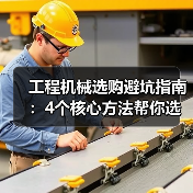 工程机械选购避坑指南:4个核心方法帮你选对挖掘机(图1) 工程机械选购避坑指南:4个核心方法帮你选对挖掘机(图1)