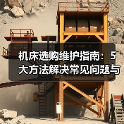 机床选购维护指南:5大方法解决常见问题与市场分析 机床选购维护指南:5大方法解决常见问题与市场分析