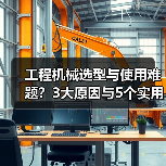 工程机械选型与使用难题?3大原因与5个实用解决方法(图3) 工程机械选型与使用难题?3大原因与5个实用解决方法(图3)