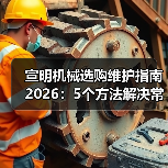 宣明机械选购维护指南2026:5个方法解决常见问题(图1) 宣明机械选购维护指南2026:5个方法解决常见问题(图1)