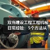 双当建设工程工程机械日常经验:5个方法从需求判断到维护(图3) 双当建设工程工程机械日常经验:5个方法从需求判断到维护(图3)